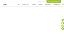 Tablet Screenshot of duodisplay.com
